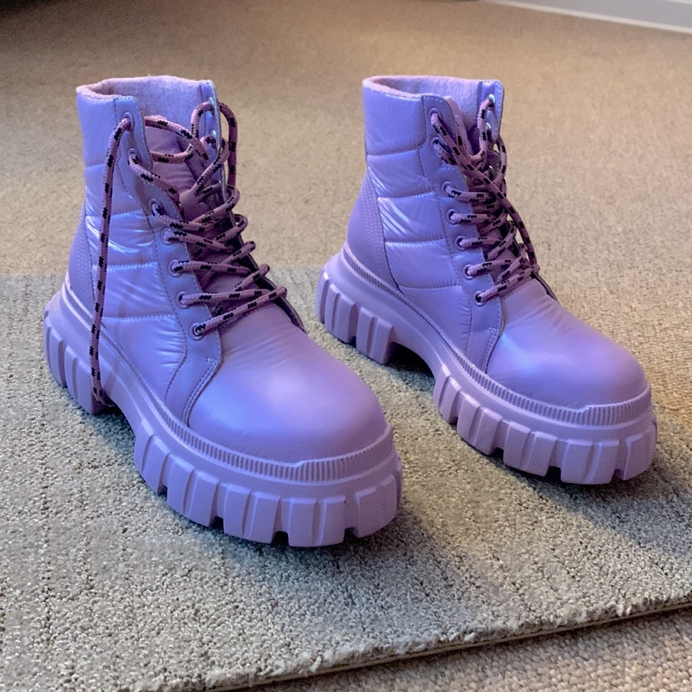 Azalea Wang ankle boots - Lavender